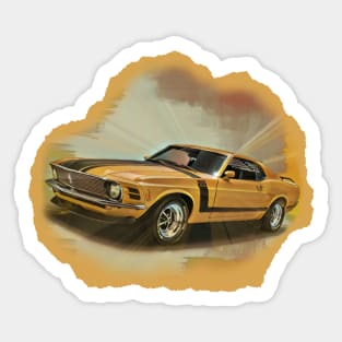 1970 Mustang Boss 302 Sticker